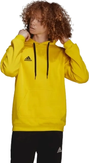 Pánská mikina s kapucí Adidas Entrada 22 Sweat žlutá