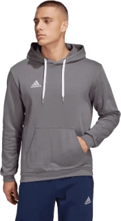 Pánská mikina s kapucí Adidas Entrada 22 Sweat šedá
