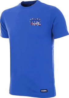 Pánské retro tričko COPA France 2000 European Champions modré