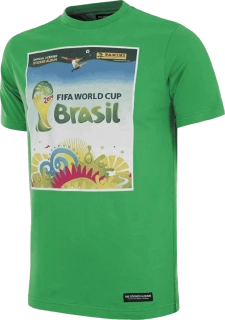 Pánské retro tričko COPA Panini Brazil 2014 World Cup zelené