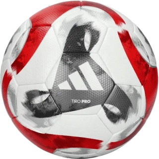 Fotbalový míč Adidas Tiro PRO velikost 5 bílo-červený
