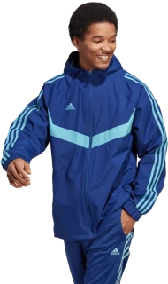 Pánská větrovka Adidas Tiro Windbreaker modrá