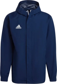 Dětská bunda s kapucí Adidas Entrada 22 Allweather modrá