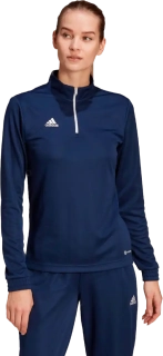Dámské tréninkové tričko s dlouhým rukávem Adidas Entrada 22 tmavě modré
