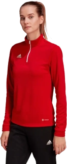 Dámské tréninkové tričko s dlouhým rukávem Adidas Entrada 22 červené