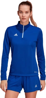 Dámské tréninkové tričko s dlouhým rukávem Adidas Entrada 22 modré