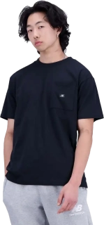 Pánské tričko New Balance Essentials Reimagined Tee černé