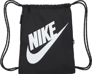 Vak na stahovací šnůrky Nike Heritage černý 13 litrů