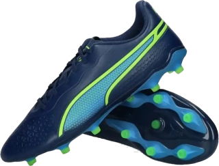 Pánské kopačky lisovky Puma King Match FG/AG modré