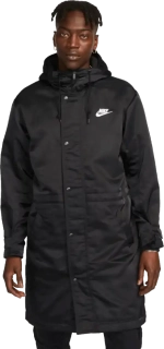 Pánská bunda s kapucí Parka Nike Club Stadium černá