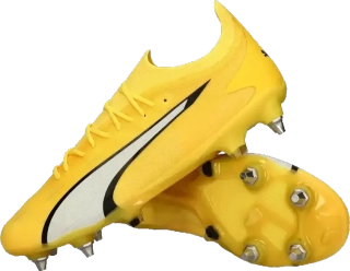 Pánské kopačky kolíky Puma Ultra Ultimate MxSG žluto-šedé