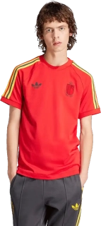 Pánské retro tričko Adidas Belgium Adicolor 3S červené
