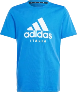 Dětské fotbalové tričko Adidas Itálie 2024 Tee modré