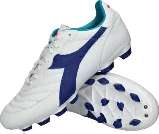 Pánské kopačky lisovky Diadora Brasil 2 R LPU FG bílé