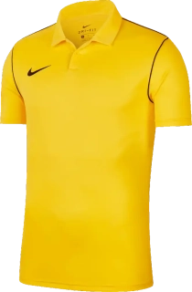 Pánská polokošile s krátkým rukávem Nike Dry Park 20 Polo žlutá