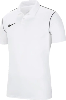 Pánská polokošile s krátkým rukávem Nike Dry Park 20 Polo bílá