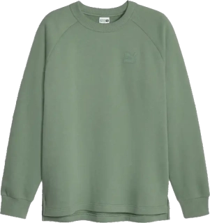 Pánská lifestylová mikina Puma Classics Crew zelená