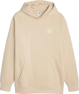 Pánská lifestylová mikina s kapucí Puma Classics béžová