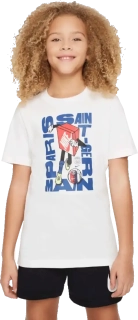 Dětské fotbalové tričko Nike PSG 23/24 Tee bílé
