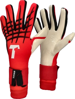 Pánské brankářské rukavice T1TAN White Beast 3.0 červené