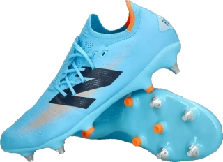Pánské kopačky kolíky New Balance Furon V7+ Pro SG světle modré