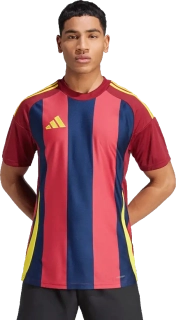 Pánský fotbalový dres Adidas Striped 24 červeno-modrý