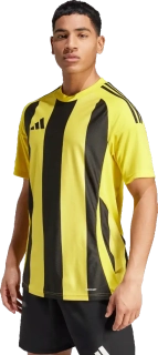 Pánský fotbalový dres Adidas Striped 24 žluto-černý