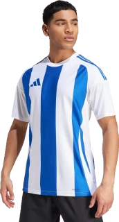 Pánský fotbalový dres Adidas Striped 24 bílo-modrý3