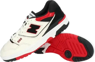 Pánská lifestylová obuv New Balance 550 bílo-červená