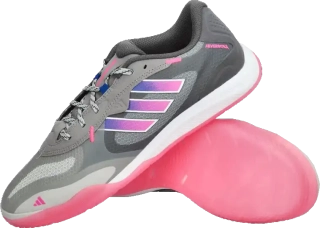 Pánské sálové kopačky Adidas Fevernova Court IN šedé