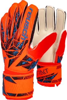 Dětské brankářské rukavice Reusch Attrakt Solid oranžové