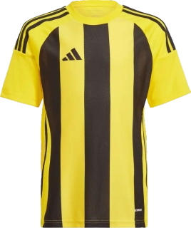 Dětský fotbalový dres Adidas Striped 24 žluto-černý