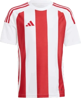 Dětský fotbalový dres Adidas Striped 24 bílo-červený