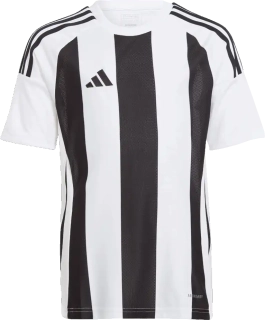 Dětský fotbalový dres Adidas Striped 24 bílo-černý
