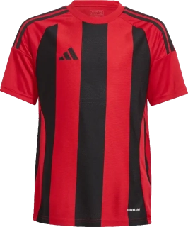 Dětský fotbalový dres Adidas Striped 24 červeno-černý