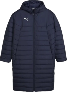 Pánská dlouhá volnočasová bunda Puma TeamFINAL Bench modrá