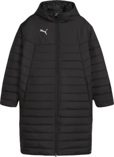 Pánská dlouhá volnočasová bunda Puma TeamFINAL Bench černá
