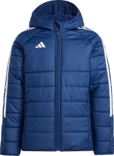 Dětská zimní bunda s kapucí Adidas Tiro 24 Winter modrá