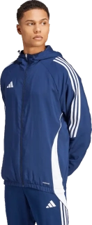 Pánská bunda větrovka Adidas Tiro 24 Windbreaker tmavě modrá