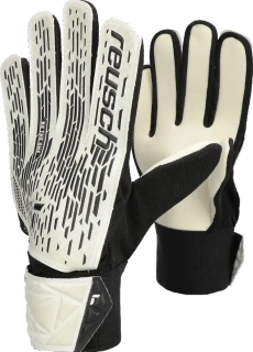 Dětské brankářské rukavice Reusch Attrakt Starter Solid bílé