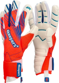 Dětské brankářské rukavice 4keepers Soft Amber NC červené