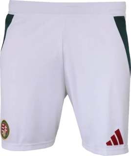 Pánské domácí fotbalové šortky Adidas Maďarsko 2024 bílé