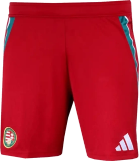 Pánské venkovní fotbalové šortky Adidas Maďarsko 2024 červené