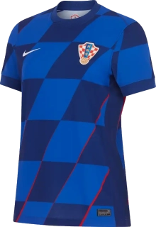 Dámský venkovní fotbalový dres Nike Chorvatsko 2024 modrý