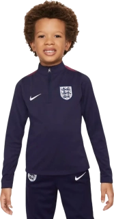 Dětská tréninková mikina Nike England 2024 Academy Pro fialová