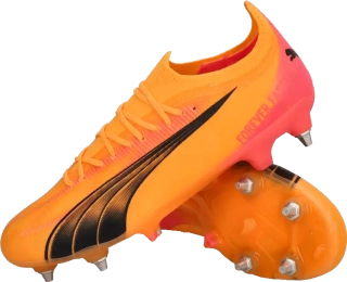 Pánské kopačky kolíky Puma Ultra Ultimate MxSG oranžové2