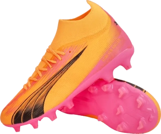 Dětské kopačky lisovky Puma Ultra Pro FG/AG oranžové2