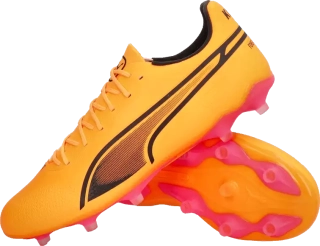 Pánské kopačky lisovky Puma King Pro FG/AG oranžové
