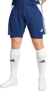 Pánské šortky Adidas Tiro 24 Training 2 v 1 modré