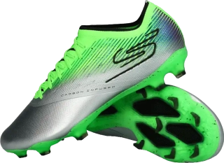 Pánské kopačky lisovky Skechers Razor FG stříbrno-zelené